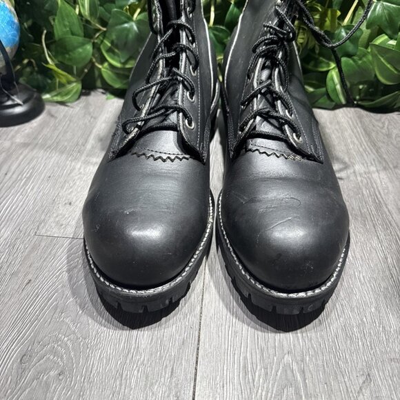 California Department Of Correction PIA Inmate Boots Men Size 12.5 D main image 4